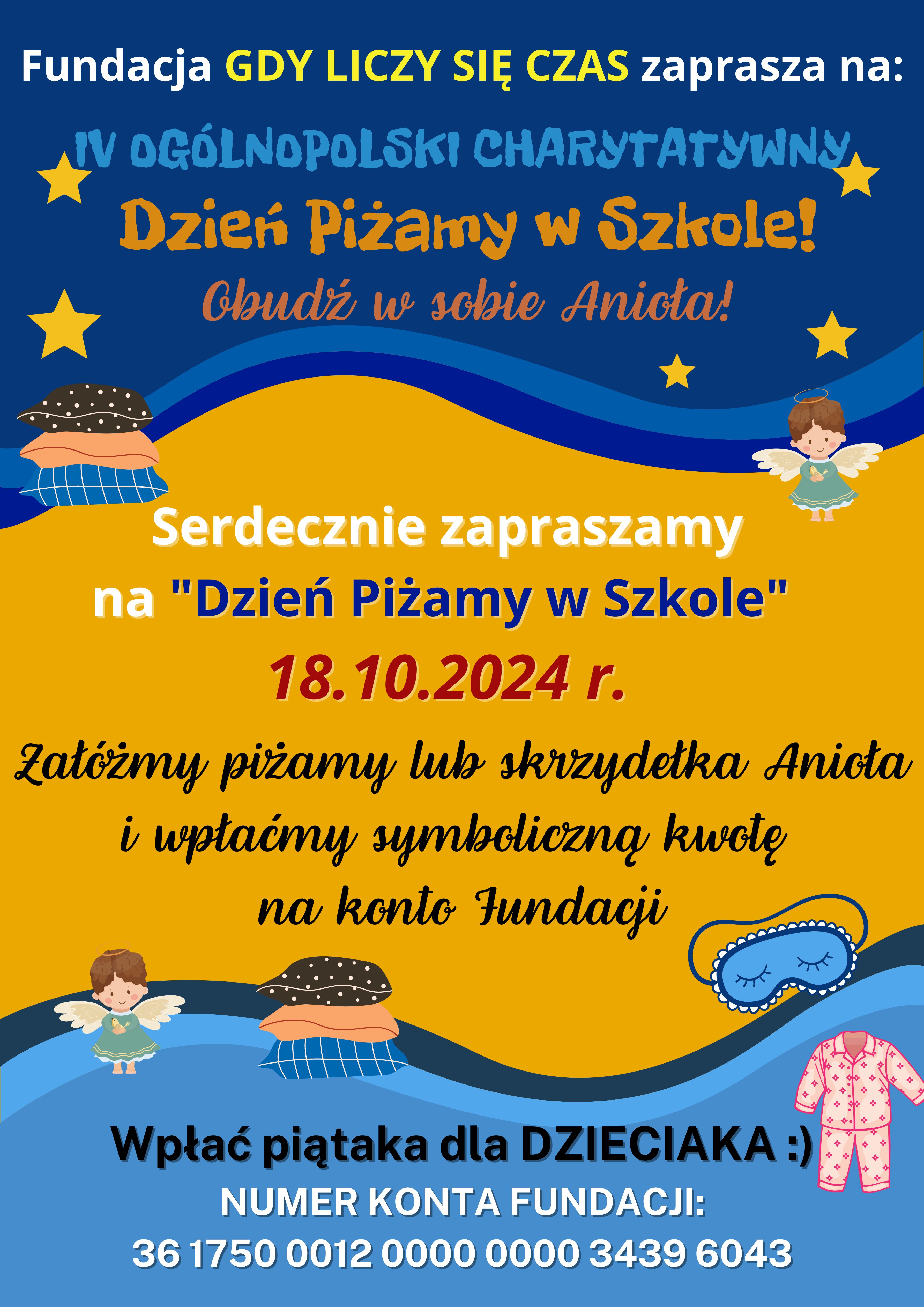 Fundacja GDY LICZY SIĘ CZAS zaprasza